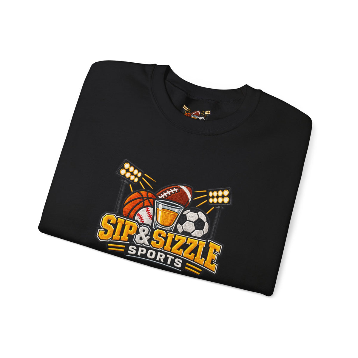 Sip & Sizzle Sports Crewneck Sweatshirt