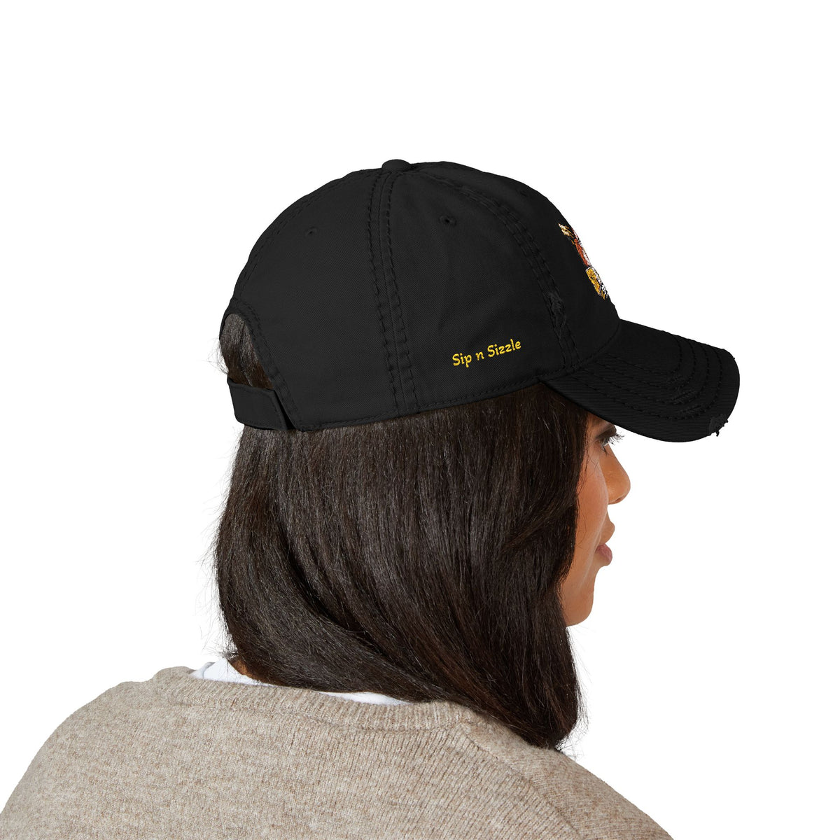 Distressed Dad Hat (Embroidery)