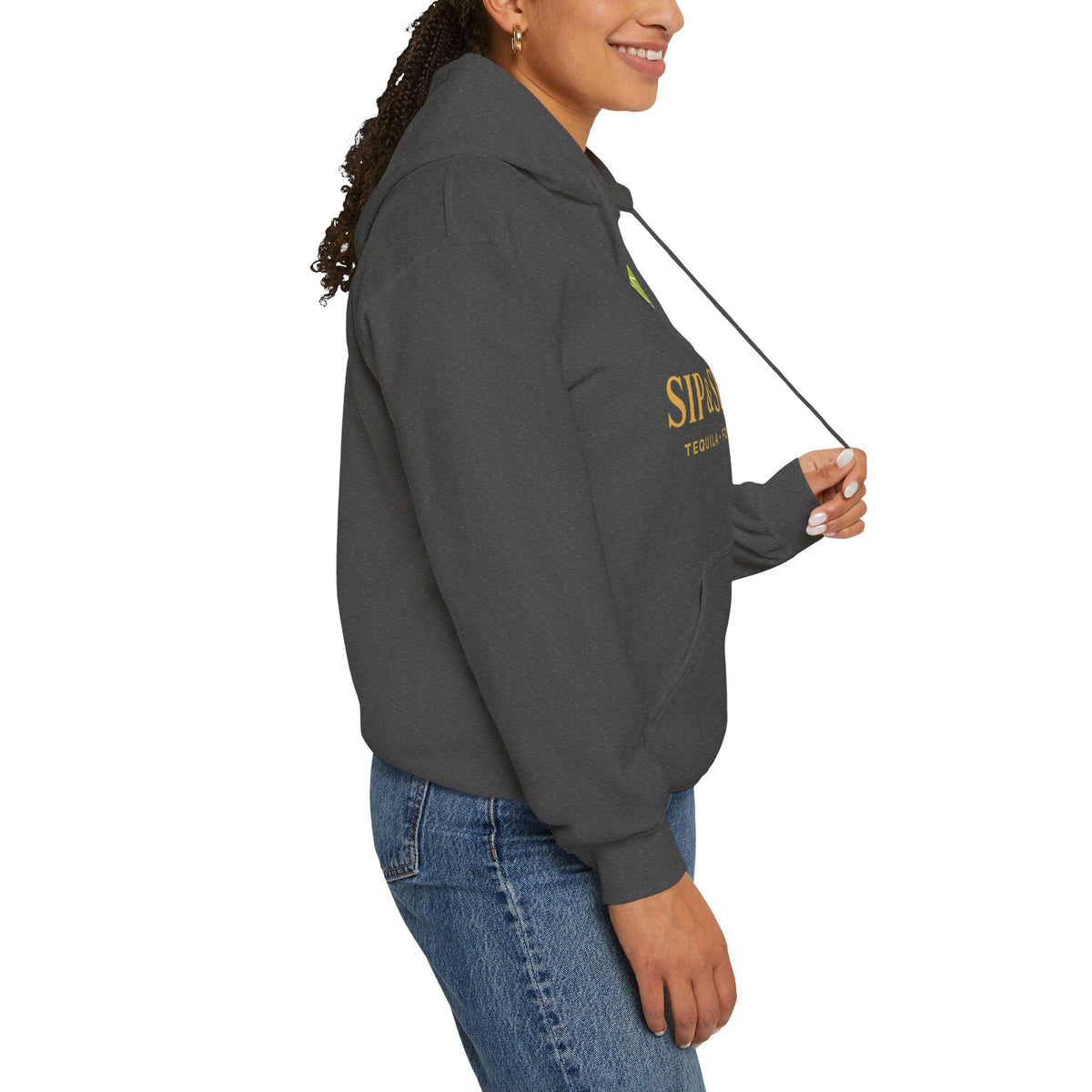 Sip & Sizzle Hoodie — Tequila Lime Shot Graphic Pullover