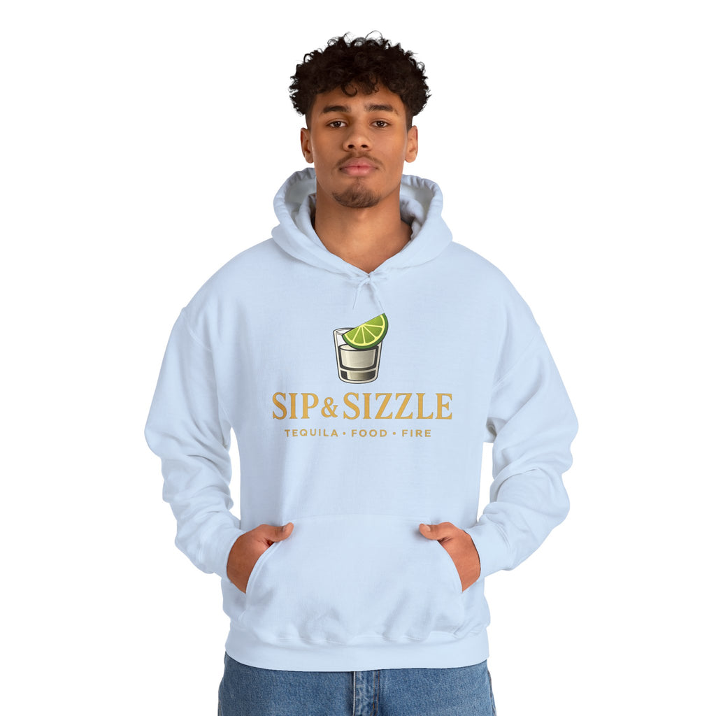 Sip & Sizzle Hoodie — Tequila Lime Shot Graphic Pullover