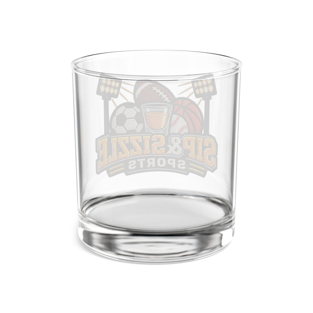 Sip & Sizzle Sports Rocks Glass — 10oz Game Day Whiskey Glass