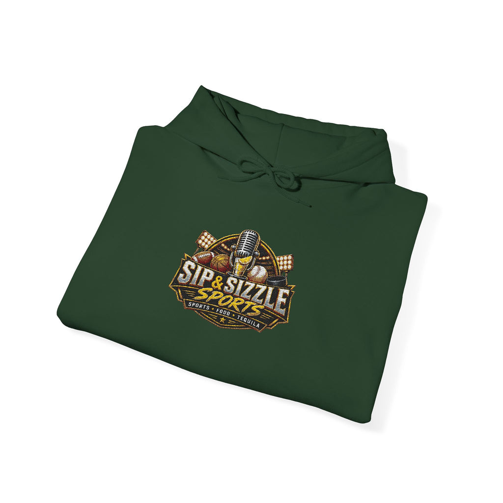 Leopard Sparkle "Sip Sizzle" Hoodie