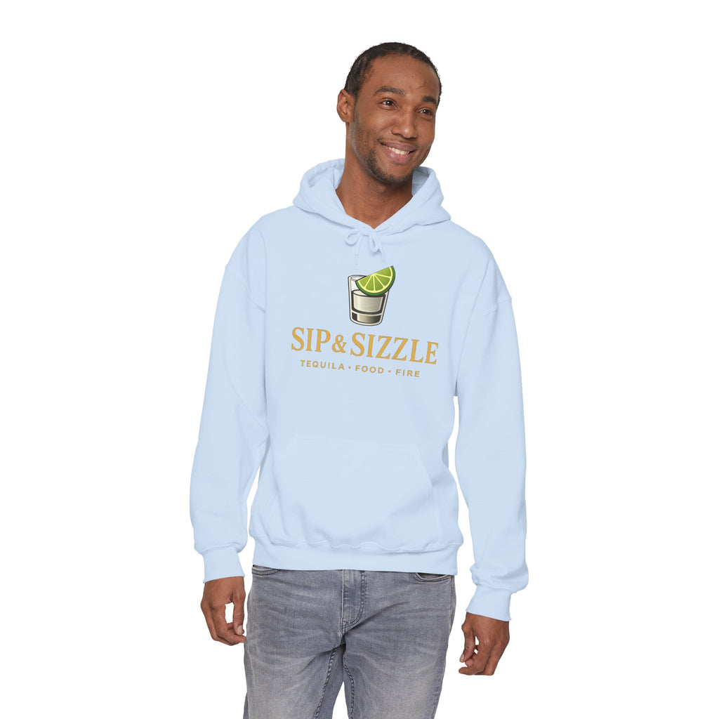 Sip & Sizzle Hoodie — Tequila Lime Shot Graphic Pullover