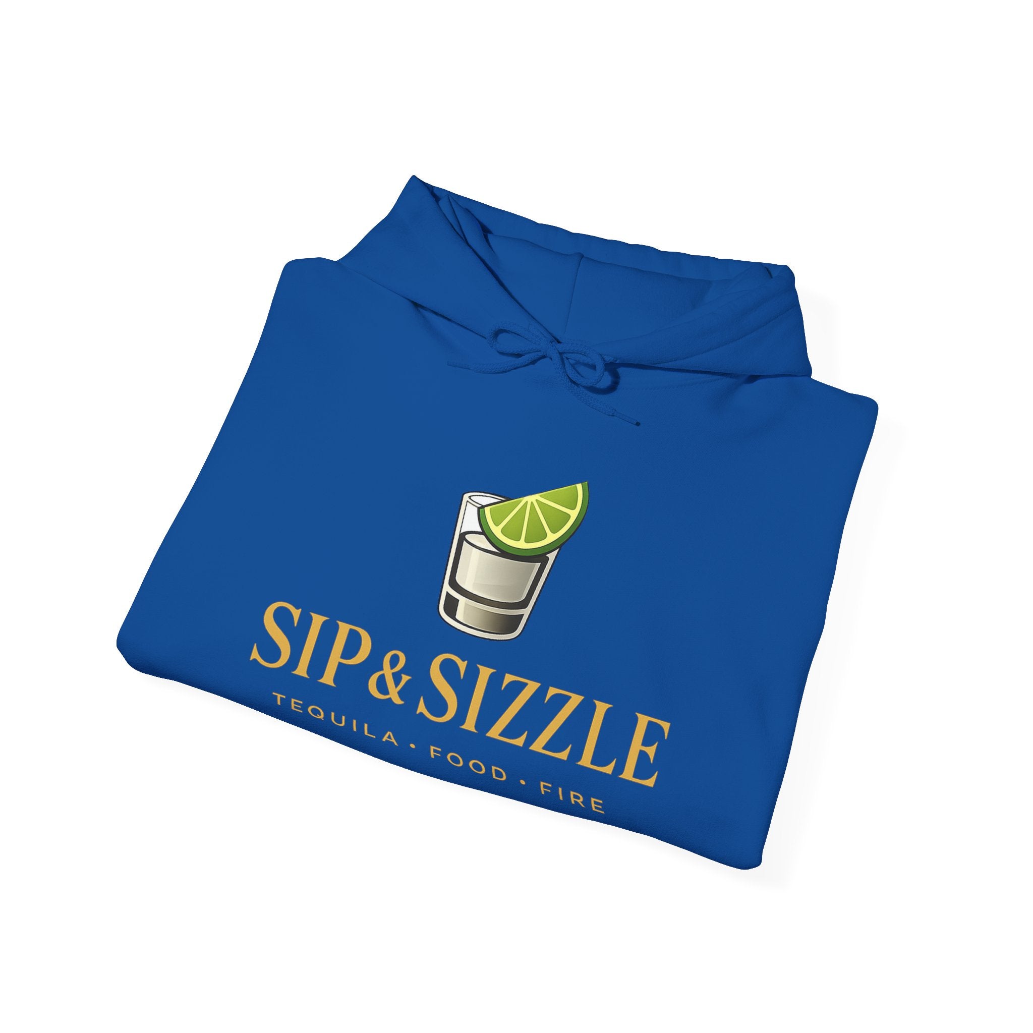 Sip & Sizzle Hoodie — Tequila Lime Shot Graphic Pullover