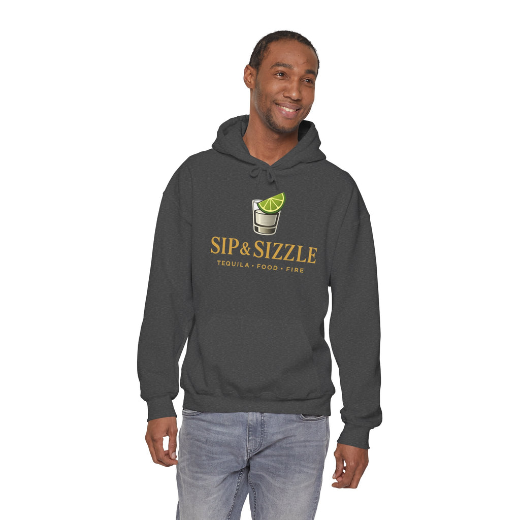 Sip & Sizzle Hoodie — Tequila Lime Shot Graphic Pullover