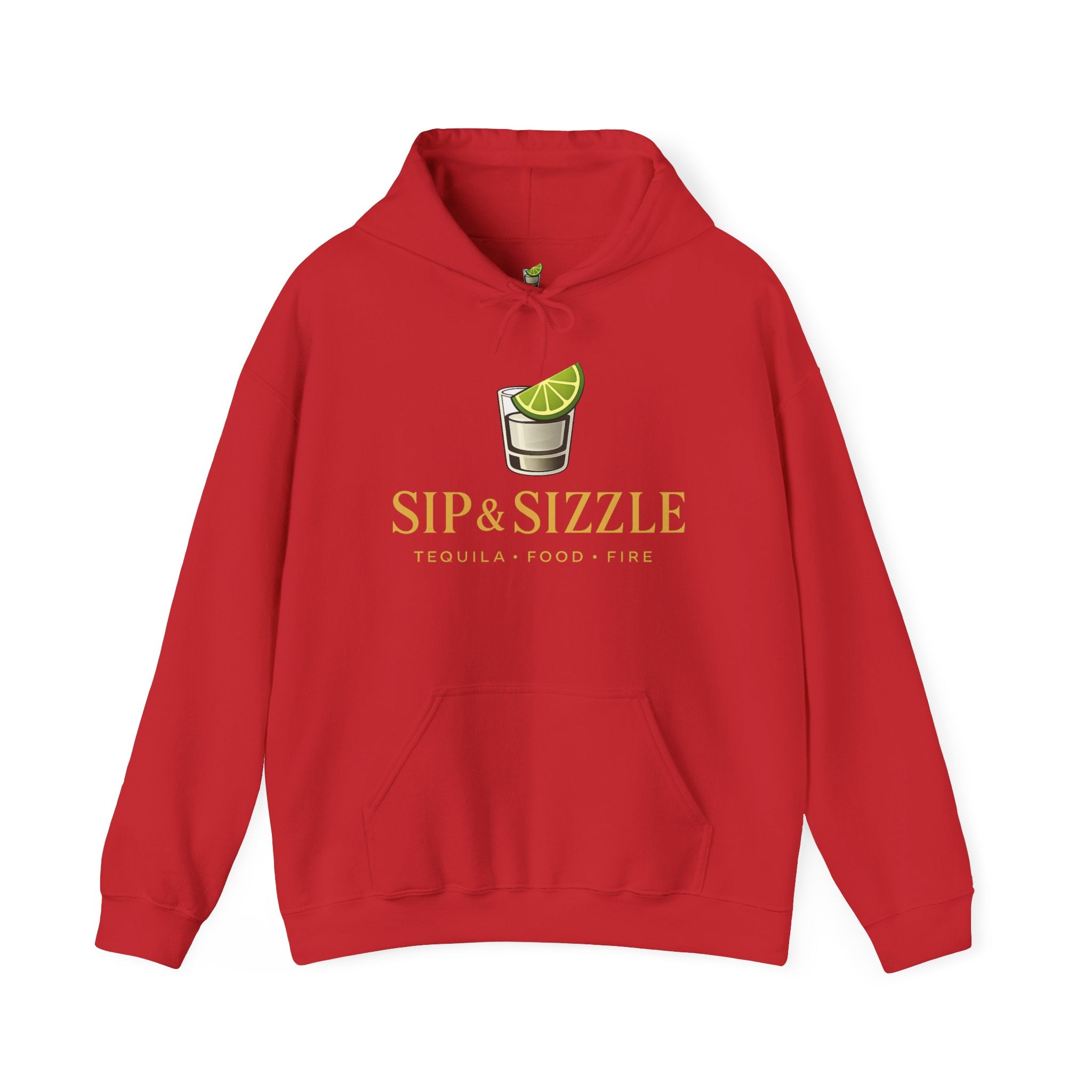 Sip & Sizzle Hoodie — Tequila Lime Shot Graphic Pullover