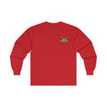 Long Sleeve Tee — 'Sea Squirrel' Beach Cartoon Graphic