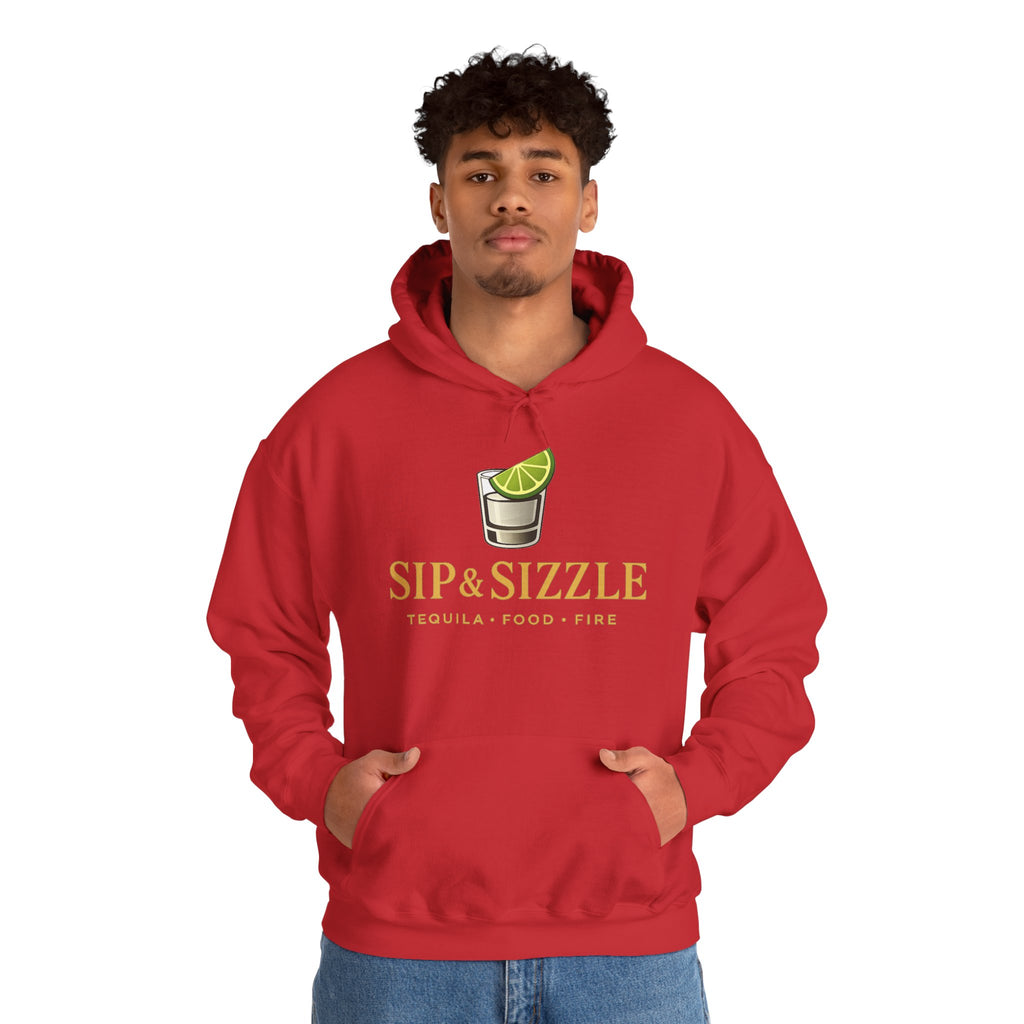 Sip & Sizzle Hoodie — Tequila Lime Shot Graphic Pullover