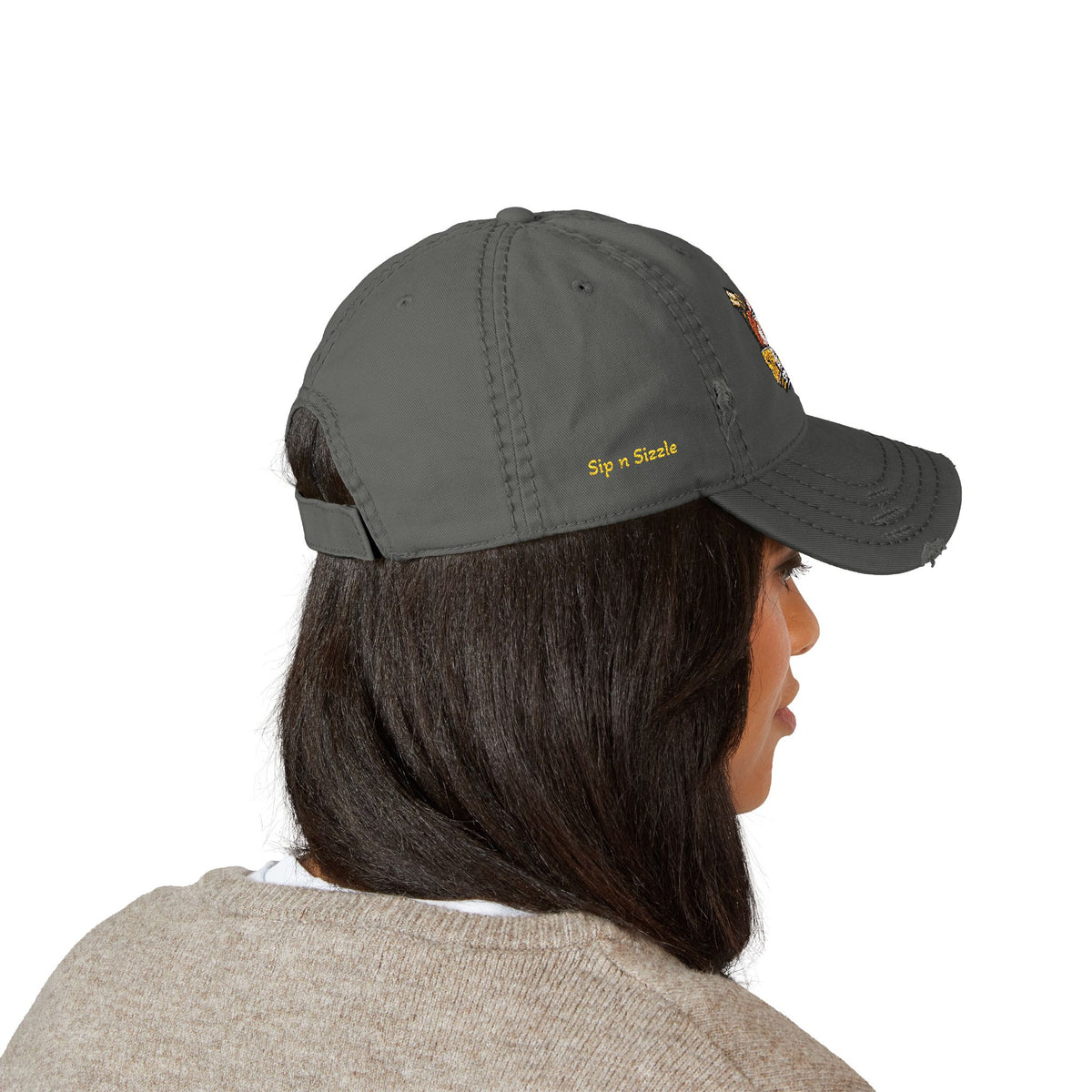 Distressed Dad Hat (Embroidery)