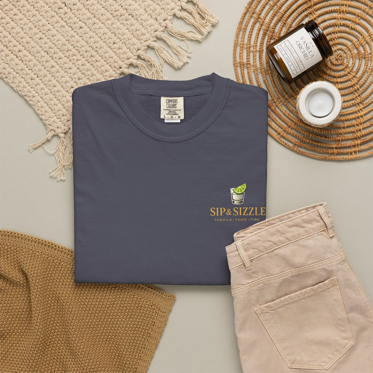 Sip & Sizzle Tequila & Cooking T-Shirt