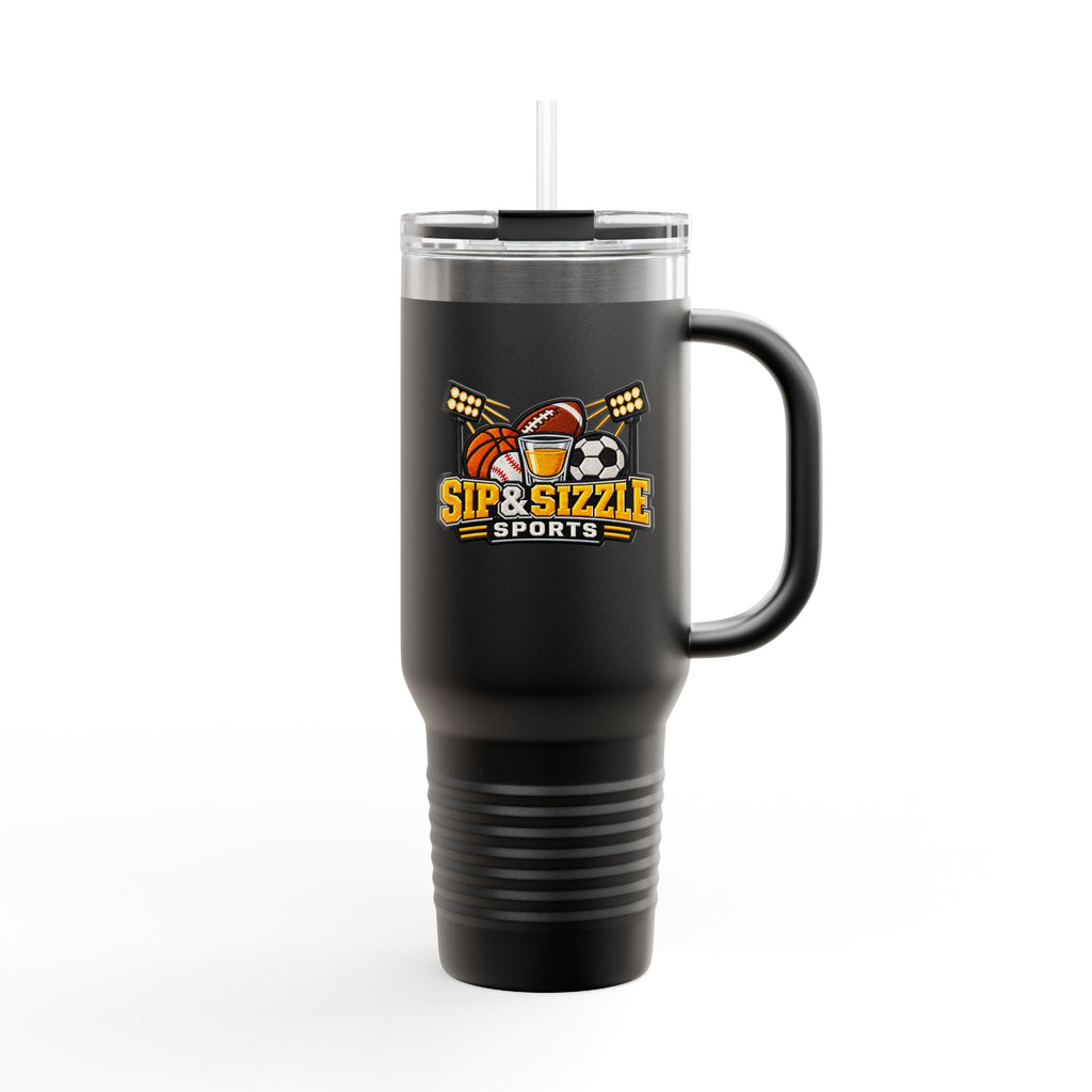 Sports Logo 40oz Insulated Travel Mug - 'Sip & Sizzle' Cold/Hot Tumbler