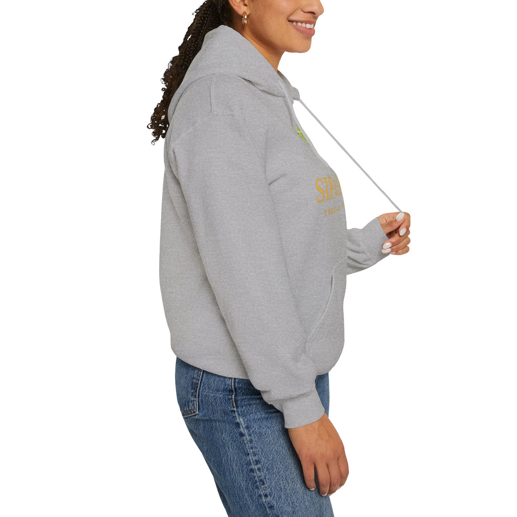 Sip & Sizzle Hoodie — Tequila Lime Shot Graphic Pullover