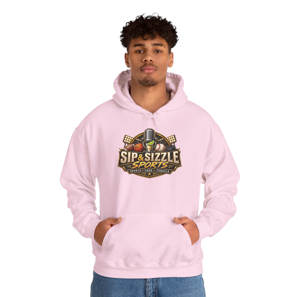 Copy of Copy of Sip & Sizzle Sports Hoodie — Sports Podcast Logo Pullover