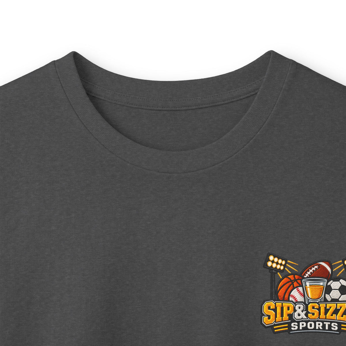 Long Sleeve Tee — 'Sea Squirrel' Beach Cartoon Graphic