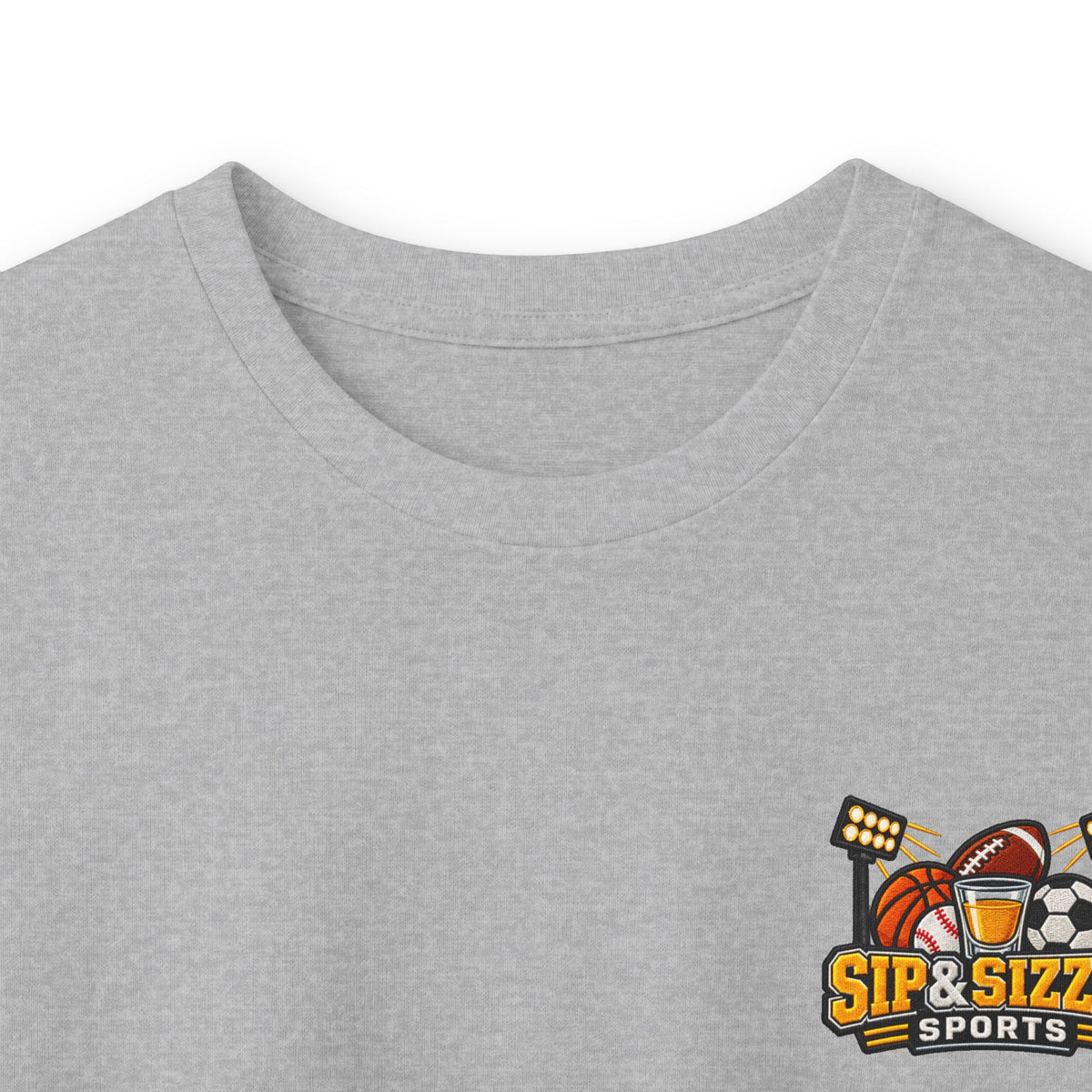 Long Sleeve Tee — 'Sea Squirrel' Beach Cartoon Graphic