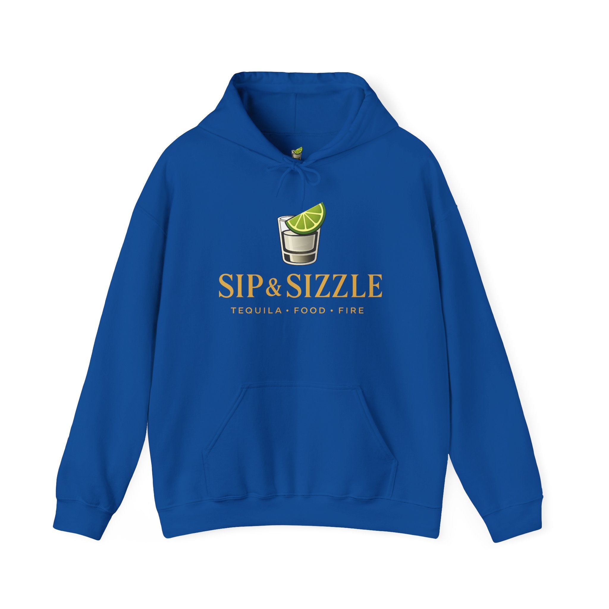 Sip & Sizzle Hoodie — Tequila Lime Shot Graphic Pullover