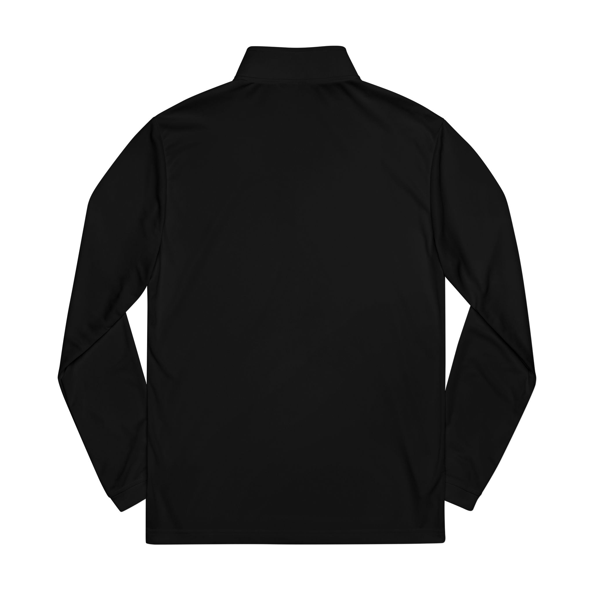 Embroidered Cheetah Patch Quarter-Zip Pullover