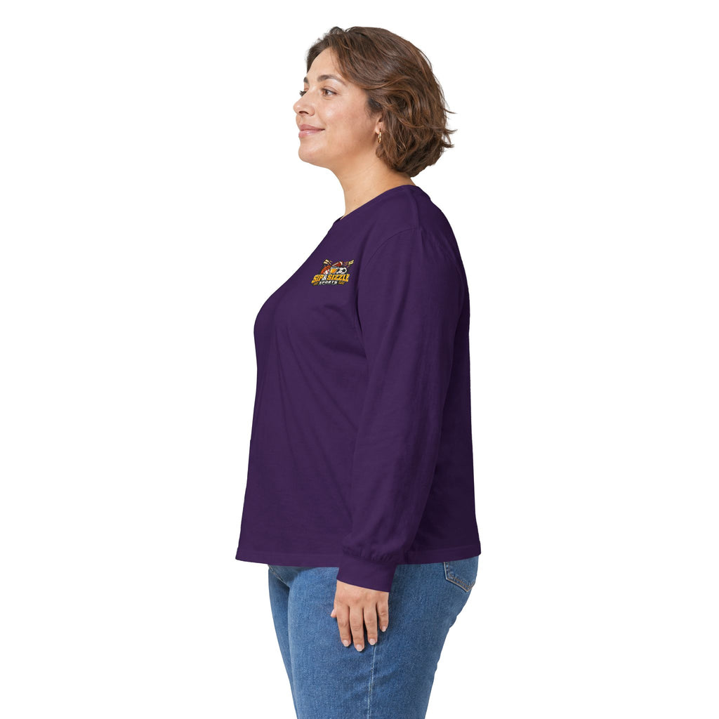 Long Sleeve Tee — 'Sea Squirrel' Beach Cartoon Graphic