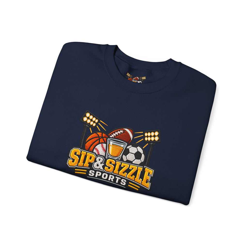 Sip & Sizzle Sports Crewneck Sweatshirt