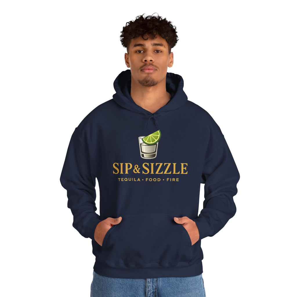 Sip & Sizzle Hoodie — Tequila Lime Shot Graphic Pullover