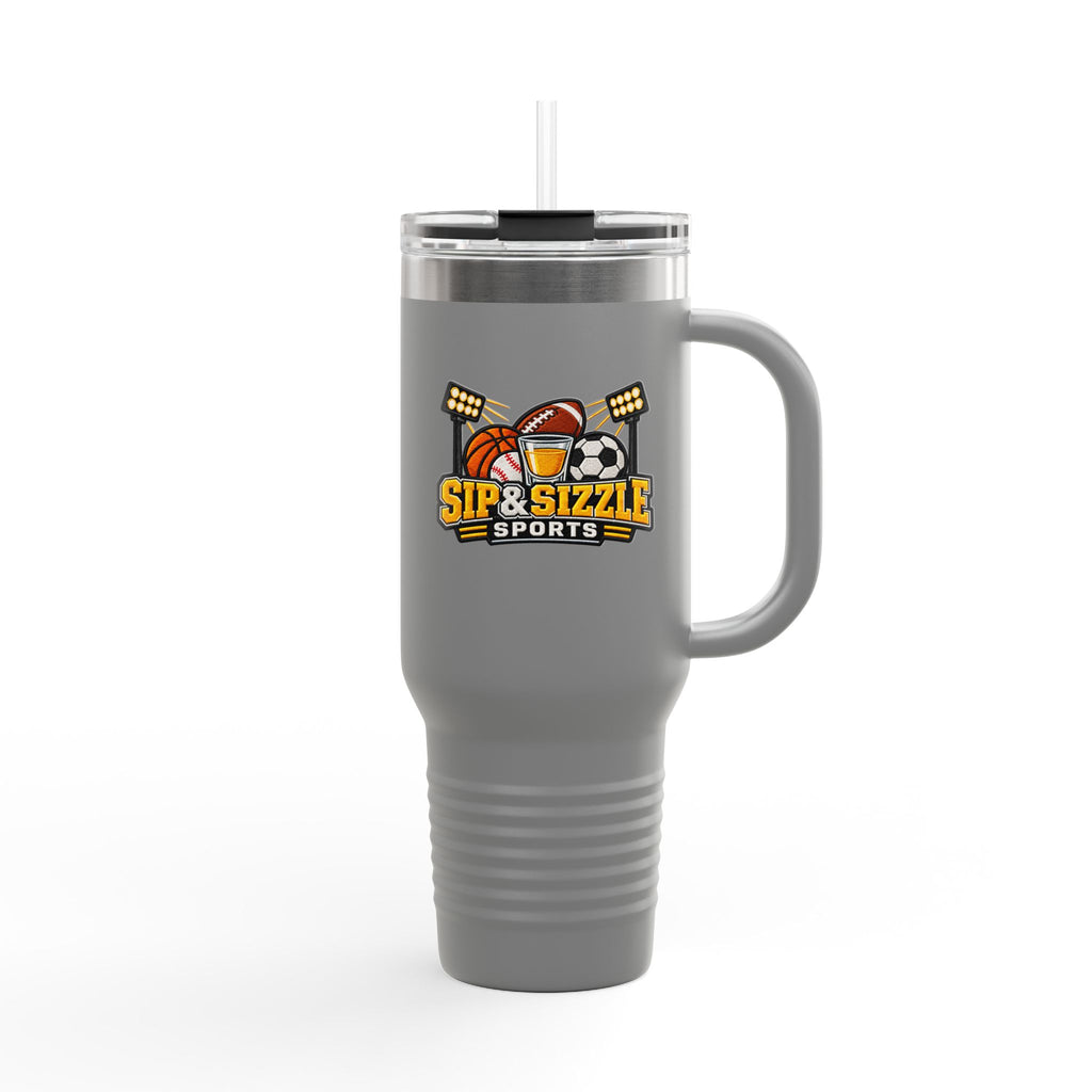 Sports Logo 40oz Insulated Travel Mug - 'Sip & Sizzle' Cold/Hot Tumbler