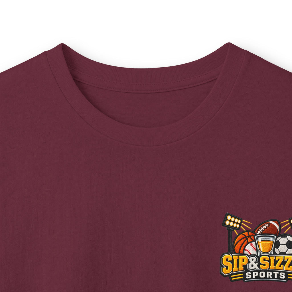 Long Sleeve Tee — 'Sea Squirrel' Beach Cartoon Graphic