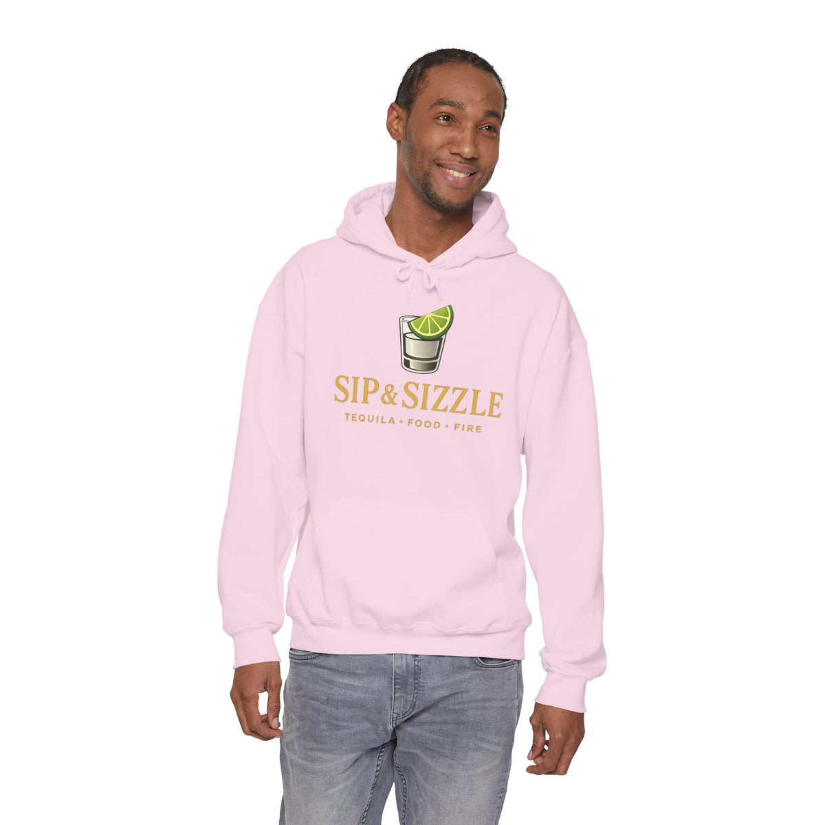 Sip & Sizzle Hoodie — Tequila Lime Shot Graphic Pullover