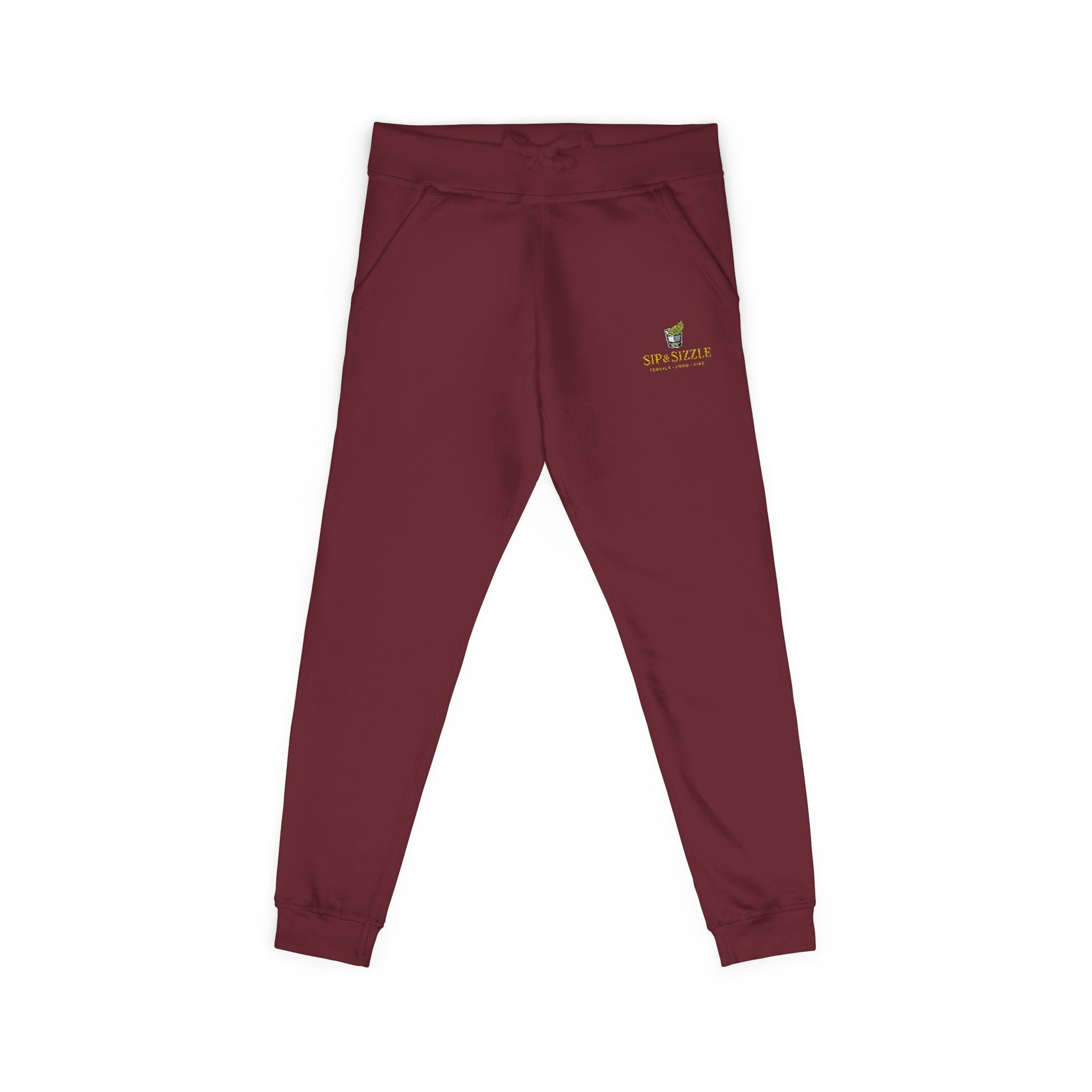 Embroidered 'Be Kind' Fleece Sweatpants — Cozy Casual Loungewear