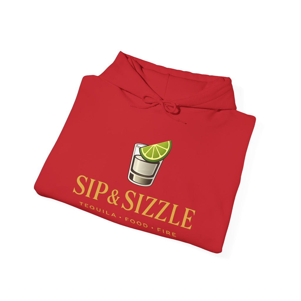 Sip & Sizzle Hoodie — Tequila Lime Shot Graphic Pullover