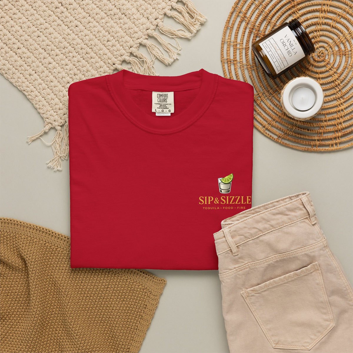 Sip & Sizzle Tequila & Cooking T-Shirt