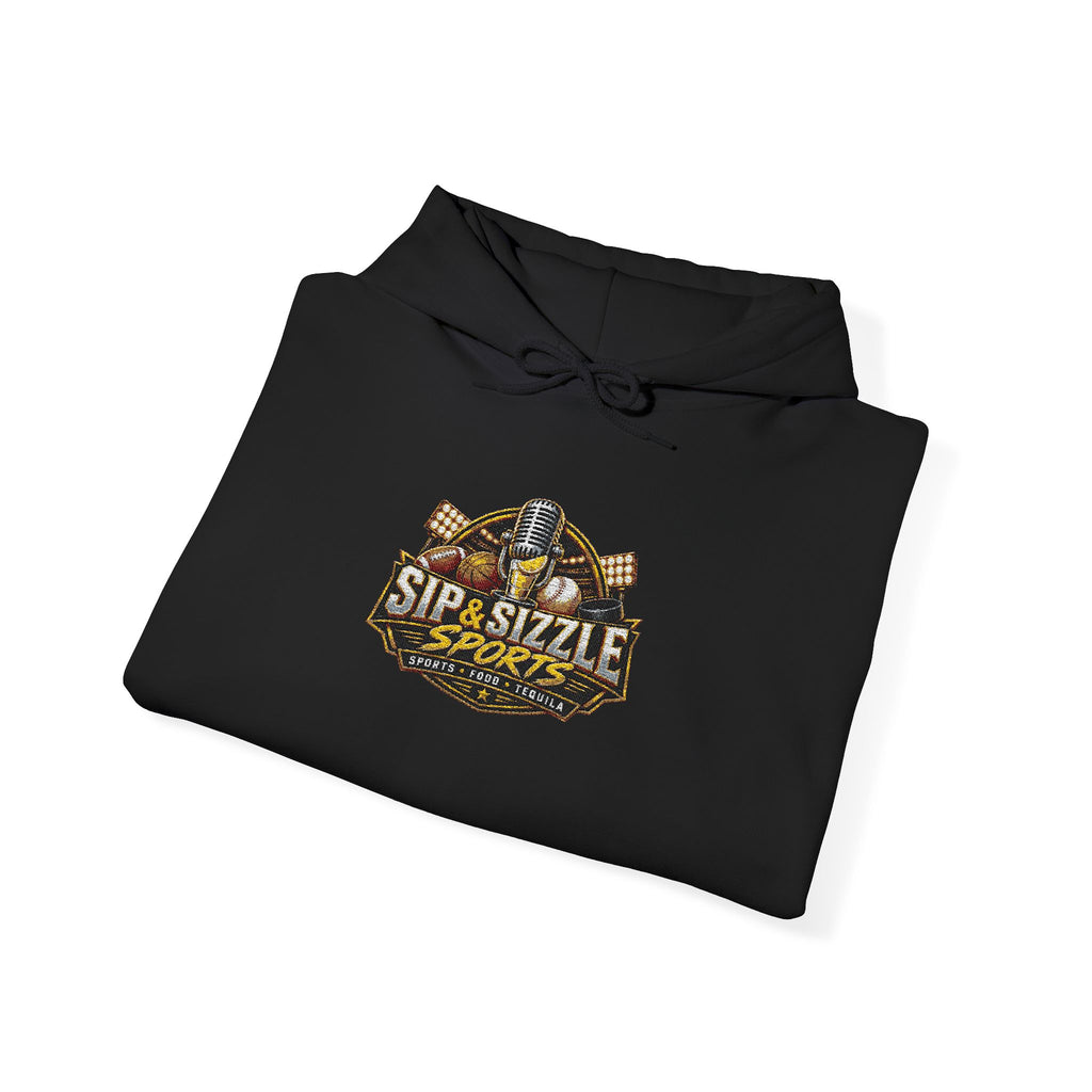 Leopard Sparkle "Sip Sizzle" Hoodie