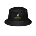 Sips & Sizzle Embroidered Bucket Hat — Casual Summer Drink Lover Accessory