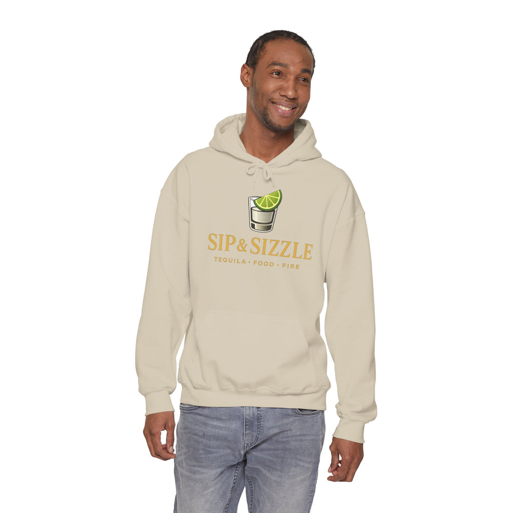 Sip & Sizzle Hoodie — Tequila Lime Shot Graphic Pullover