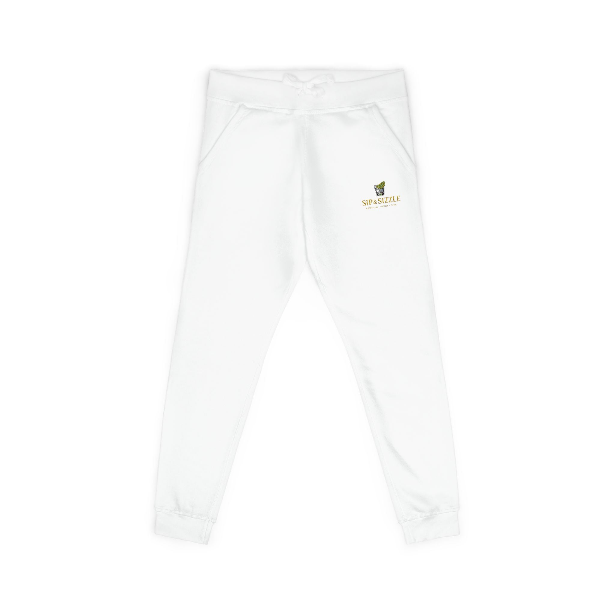 Embroidered 'Be Kind' Fleece Sweatpants — Cozy Casual Loungewear