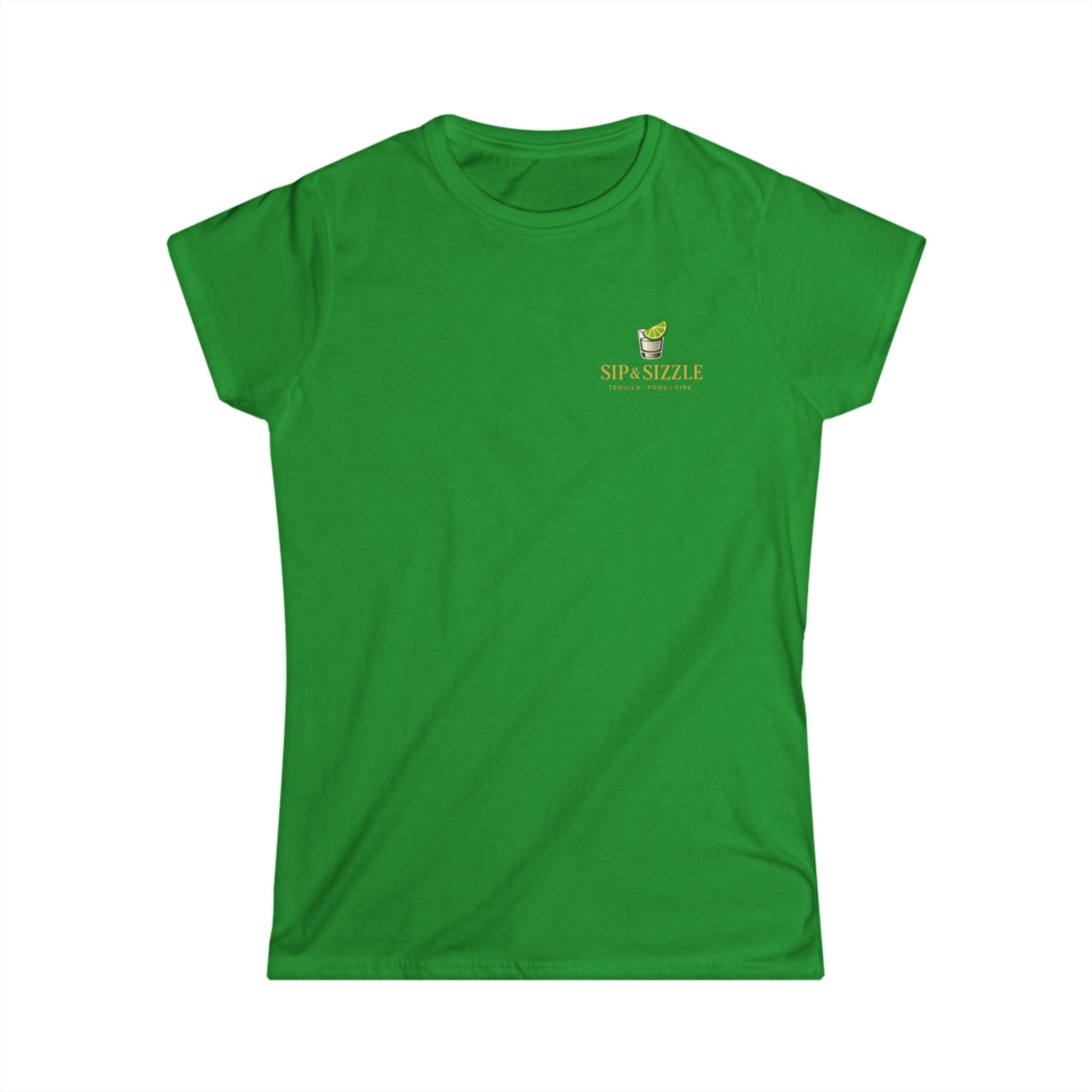 Women's Tee — "Sip & Savor" Mini Coffee Cup Graphic