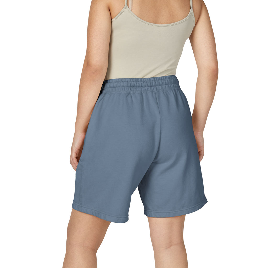Sip & Sizzle Cotton Fleece Sweatshorts — Tropical Lime Logo Lounge Shorts