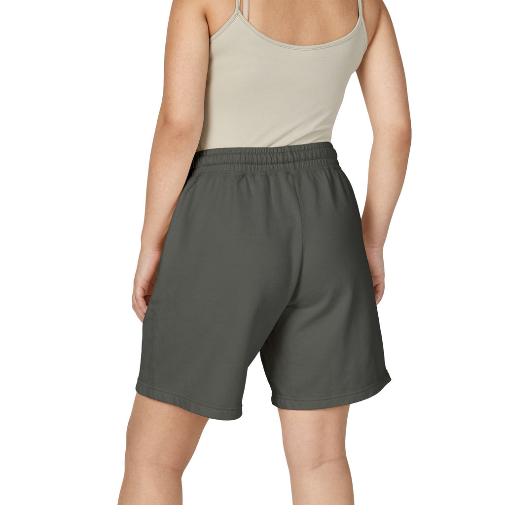 Sip & Sizzle Cotton Fleece Sweatshorts — Tropical Lime Logo Lounge Shorts