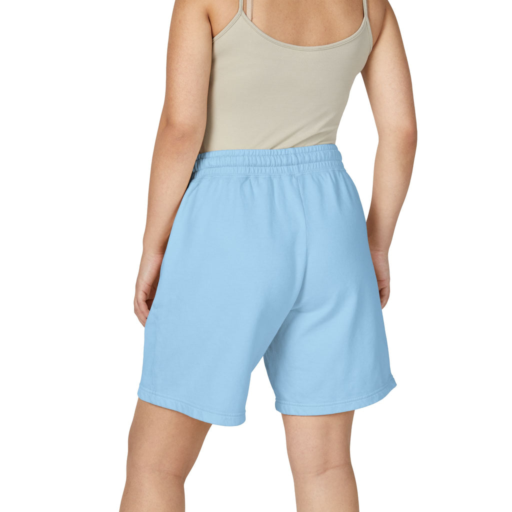 Sip & Sizzle Cotton Fleece Sweatshorts — Tropical Lime Logo Lounge Shorts