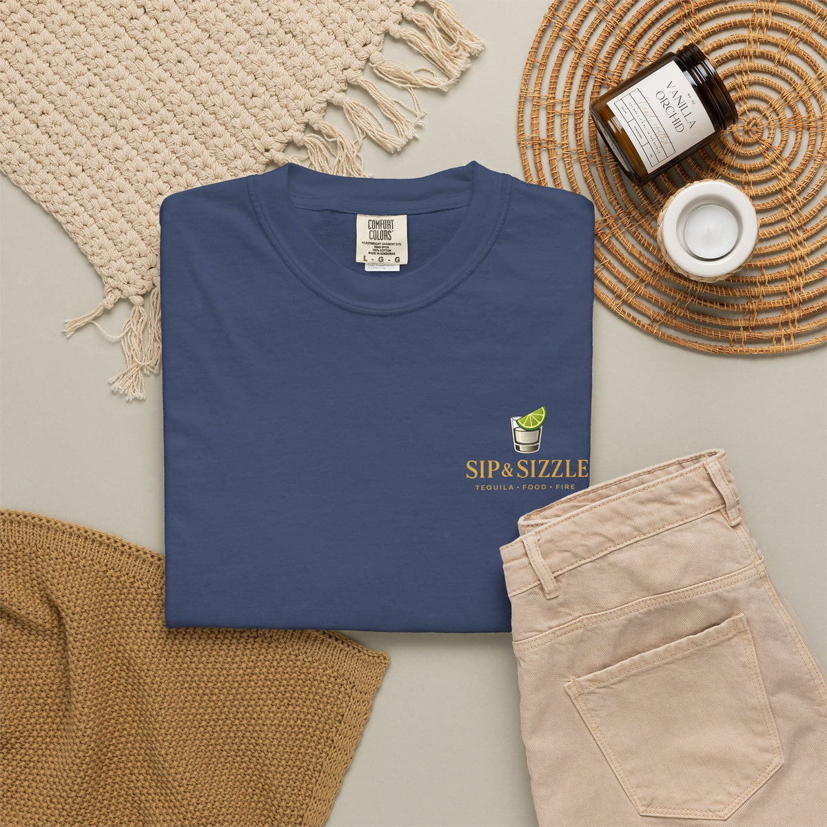 Sip & Sizzle Tequila & Cooking T-Shirt