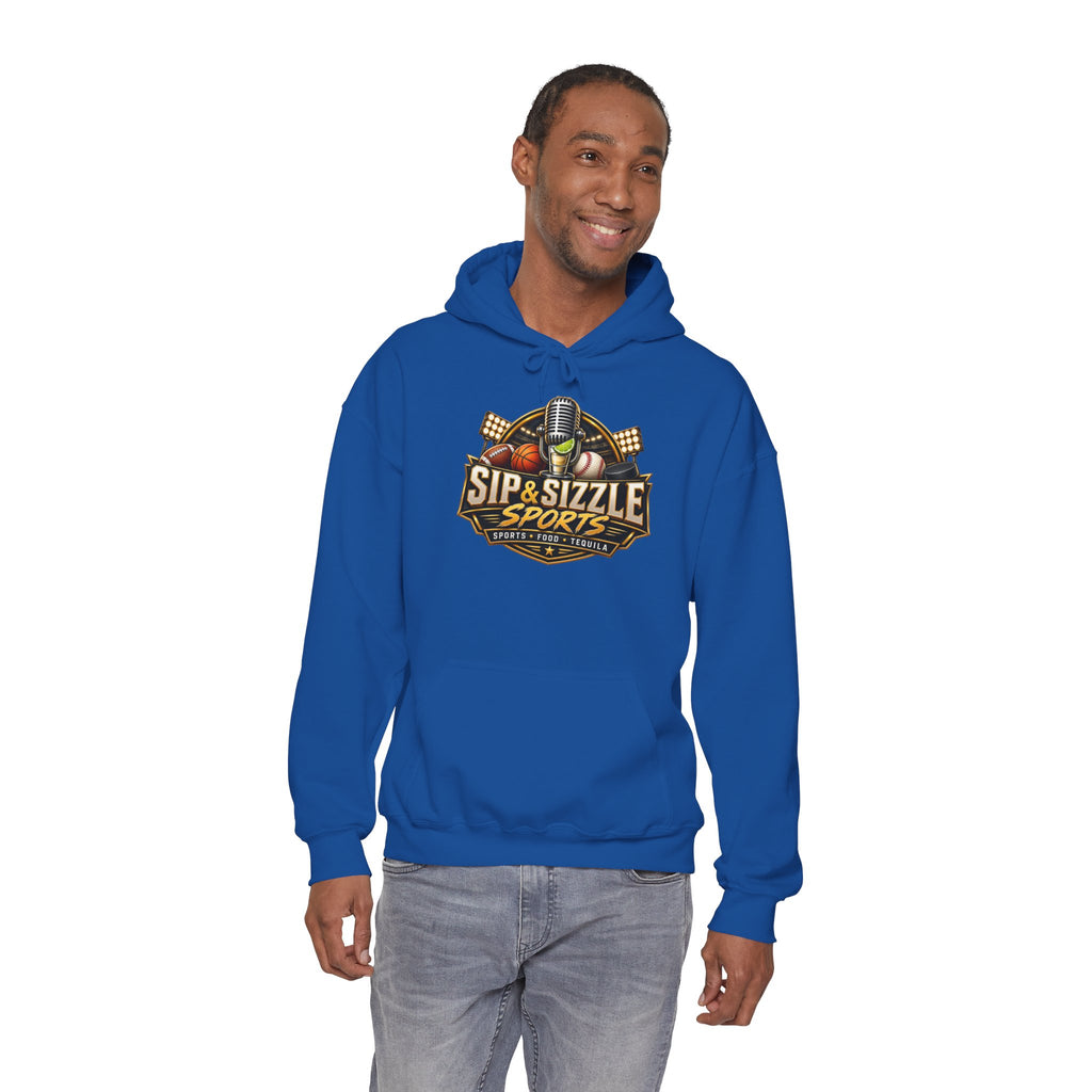 Copy of Copy of Sip & Sizzle Sports Hoodie — Sports Podcast Logo Pullover