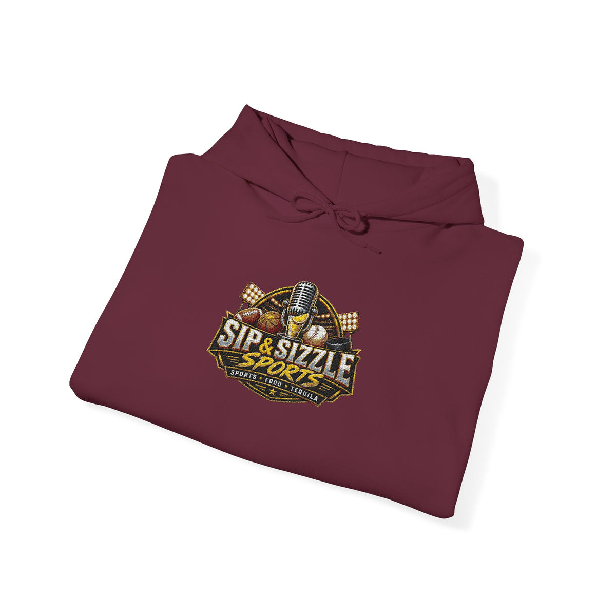 Leopard Sparkle "Sip Sizzle" Hoodie